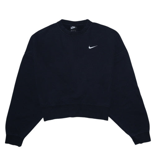Nike Men's Black Crew Neck Pullover Sweatshirt M Regular Fit