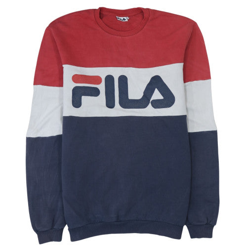 Fila Men’s Multicoloured Crew Neck Pullover Sweatshirt M