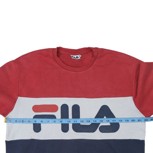 Fila Men’s Multicoloured Crew Neck Pullover Sweatshirt M
