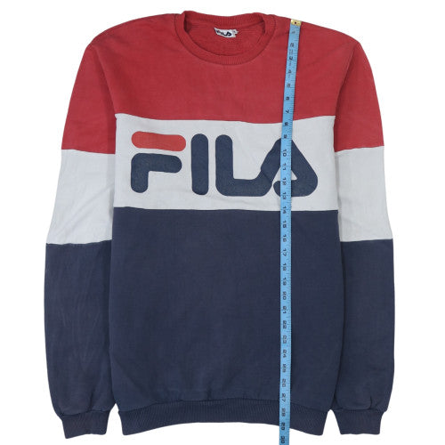 Fila Men’s Multicoloured Crew Neck Pullover Sweatshirt M