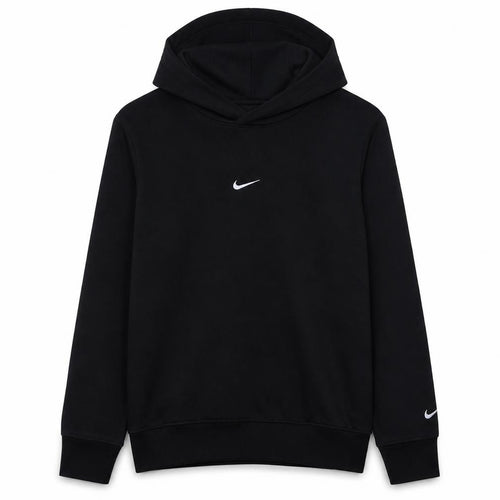 Nike Men’s Black Pullover Hoodie S Logo Fleece Sportswear