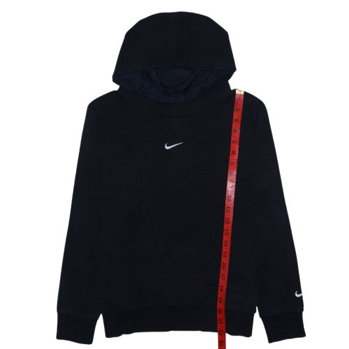 Nike Men’s Black Pullover Hoodie S Logo Fleece Sportswear