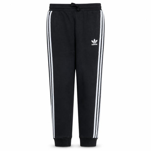 Adidas Boys Black 12-13 Years Jogger Trousers with Side Stripes