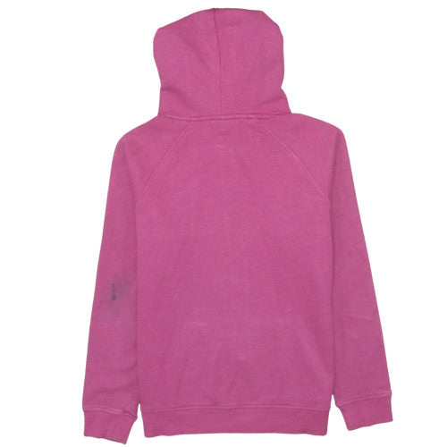 Canterbury Womens Pink Full Zip Hoodie Size 14 Cotton Blend