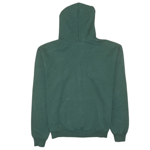 Champion Men's Green Full Zip Hoodie Size M Fleece Sweatshirt