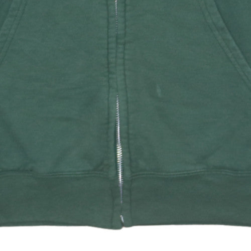 Champion Men's Green Full Zip Hoodie Size M Fleece Sweatshirt