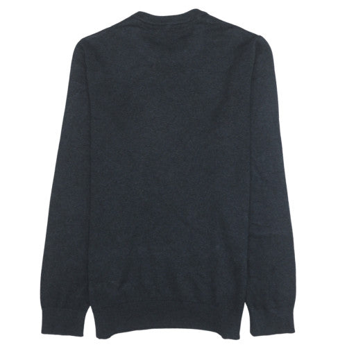 U.S. Polo Assn. Mens Charcoal Grey Marl Cotton Crew Neck Sweatshirt L
