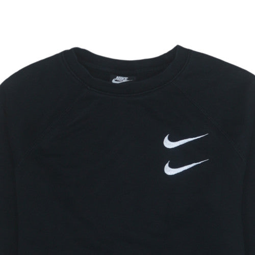 Nike Mens Black XL Pullover Crew Neck Graphic Sports Sweatshirt