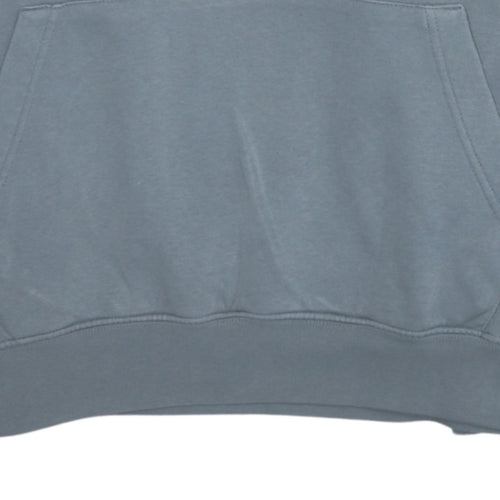 Nike Men's Grey Pullover Hoodie L Logo Graphic Sportswear