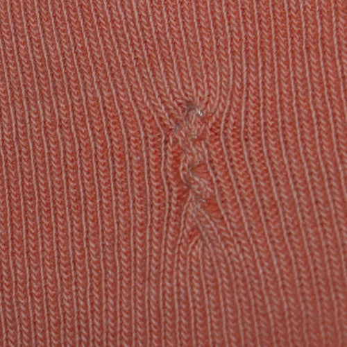Timberland Men's Orange Crew Neck Fleece Sweatshirt M