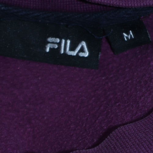 FILA Men's Purple Crew Neck Logo Sweatshirt Size M Regular Fit