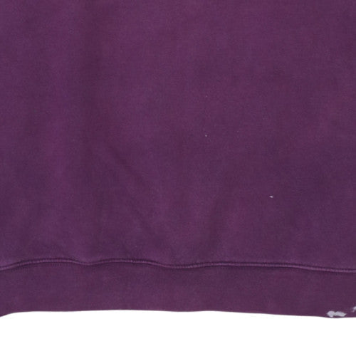 FILA Men's Purple Crew Neck Logo Sweatshirt Size M Regular Fit