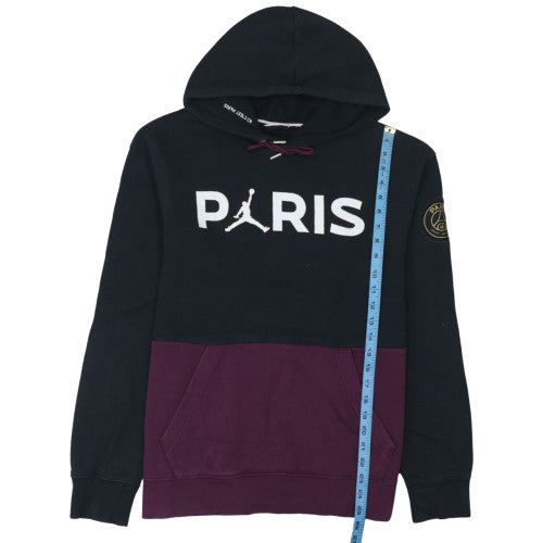 Nike Jordan Paris Men's Black Pullover Hoodie Size M Regular Fit