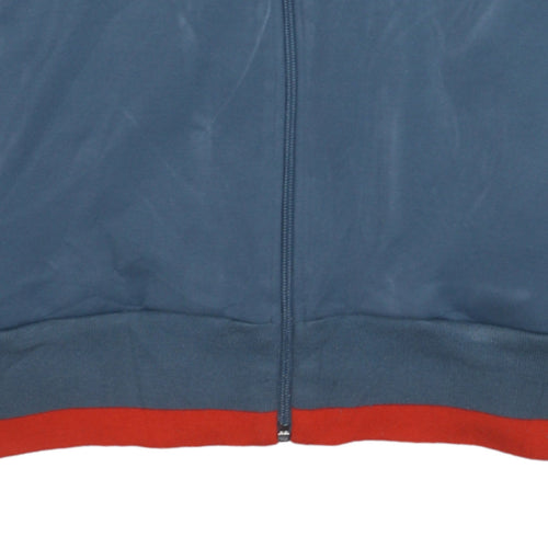 Puma Men's Blue Full Zip Retro Sports Sweatshirt Size L
