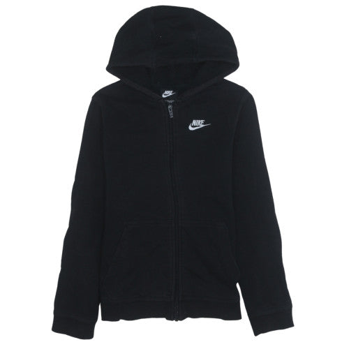 Nike Teens Black Full Zip Hoodie L Regular Fit Sportswear