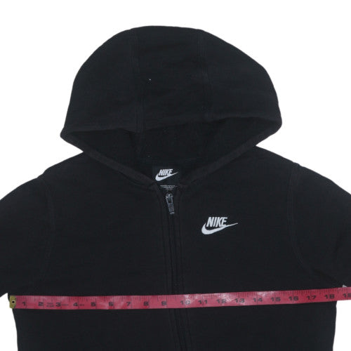 Nike Teens Black Full Zip Hoodie L Regular Fit Sportswear