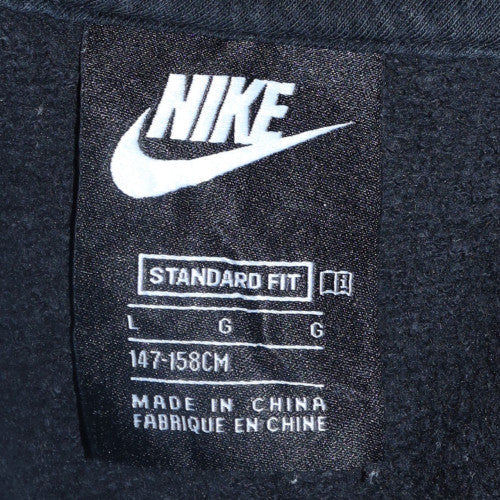 Nike Teens Black Full Zip Hoodie L Regular Fit Sportswear