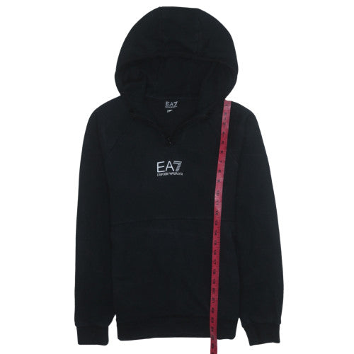 Emporio Armani EA7 Men's Black Pullover Hoodie Size M