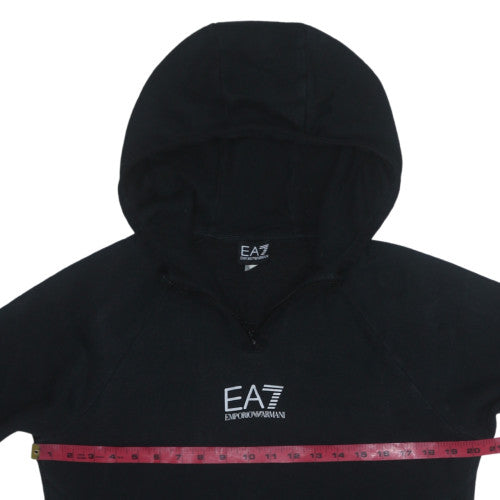 Emporio Armani EA7 Men's Black Pullover Hoodie Size M