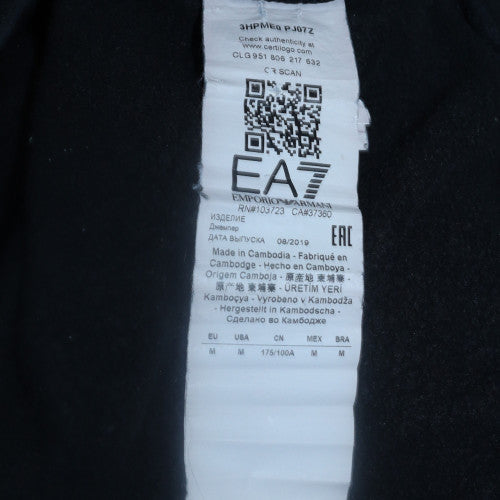 Emporio Armani EA7 Men's Black Pullover Hoodie Size M