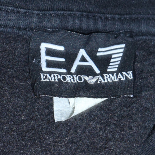 Emporio Armani EA7 Men's Black Pullover Hoodie Size M