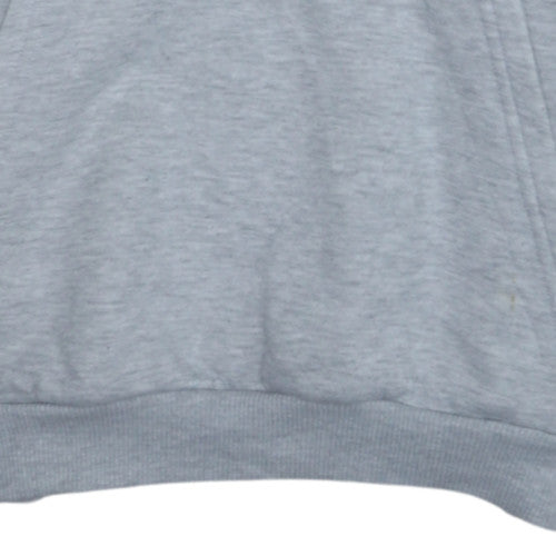 Fila Men's Grey XS Pullover Hoodie with Logo - Regular Fit