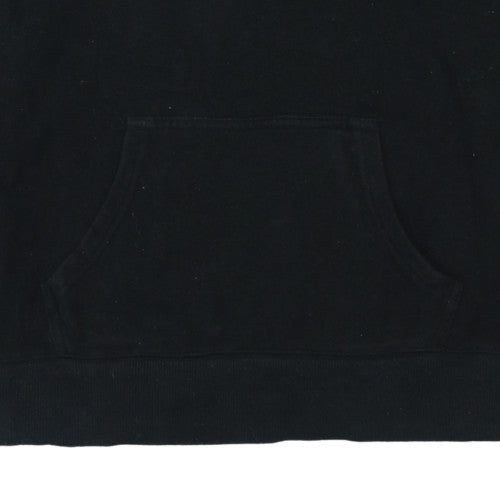 Puma Men's Black Pullover Hoodie High Neck Fleece M Regular Fit