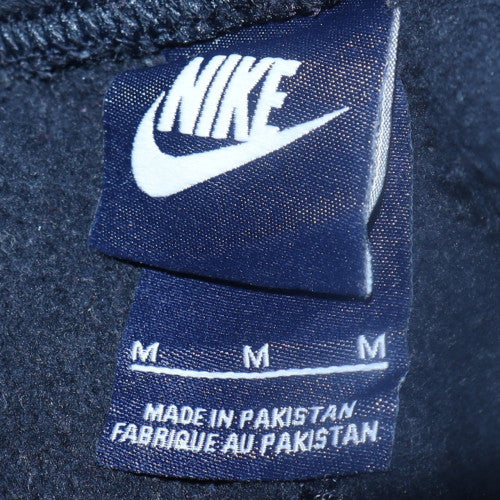 Nike Men's Blue Fleece Sweatpants M Regular Fit Elastic Waist