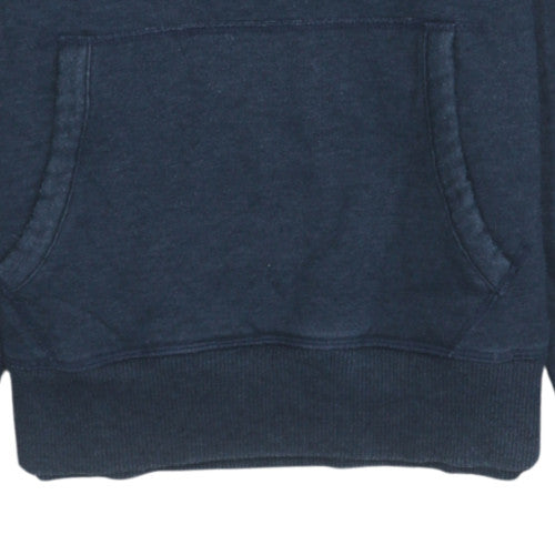 Tommy Jeans Men's Blue Small 1/4 Zip Pullover Hoodie