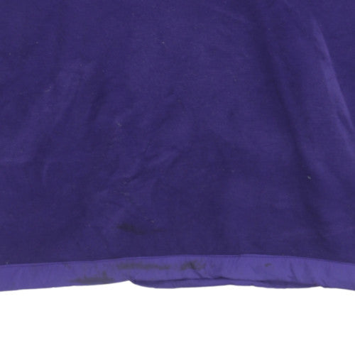 Fila Men's Purple Crew Neck Fleece Sweatshirt M Logo Casual