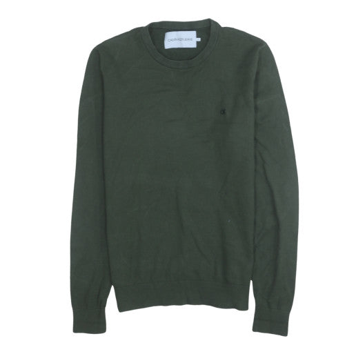 Calvin Klein Jeans Men's Green Small Pullover Sweatshirt