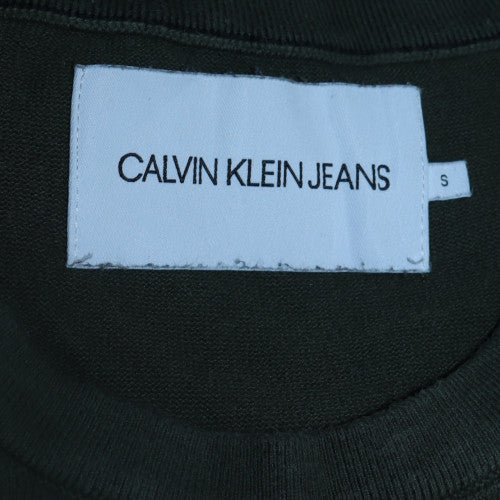 Calvin Klein Jeans Men's Green Small Pullover Sweatshirt