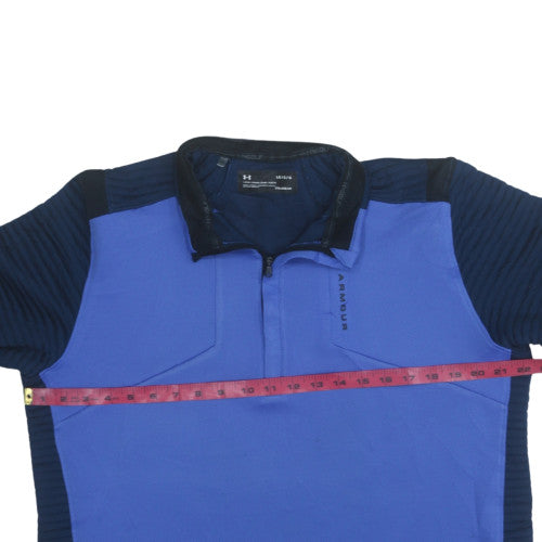 Under Armour Men's Blue Golf 1/4 Zip Long Sleeve Pullover Size L