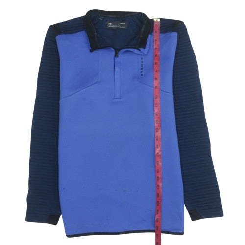 Under Armour Men's Blue Golf 1/4 Zip Long Sleeve Pullover Size L