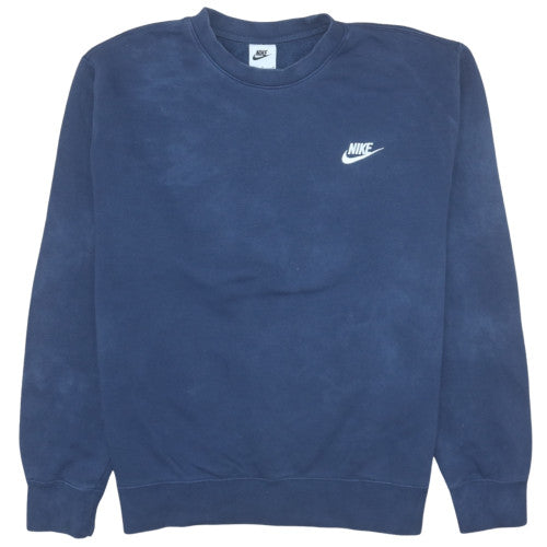 Nike Men's Blue Crew Neck Pullover Sweatshirt M Regular Fit