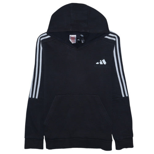 Adidas Boys Black Pullover Hoodie 13-14 Years Long Sleeve Sportswear