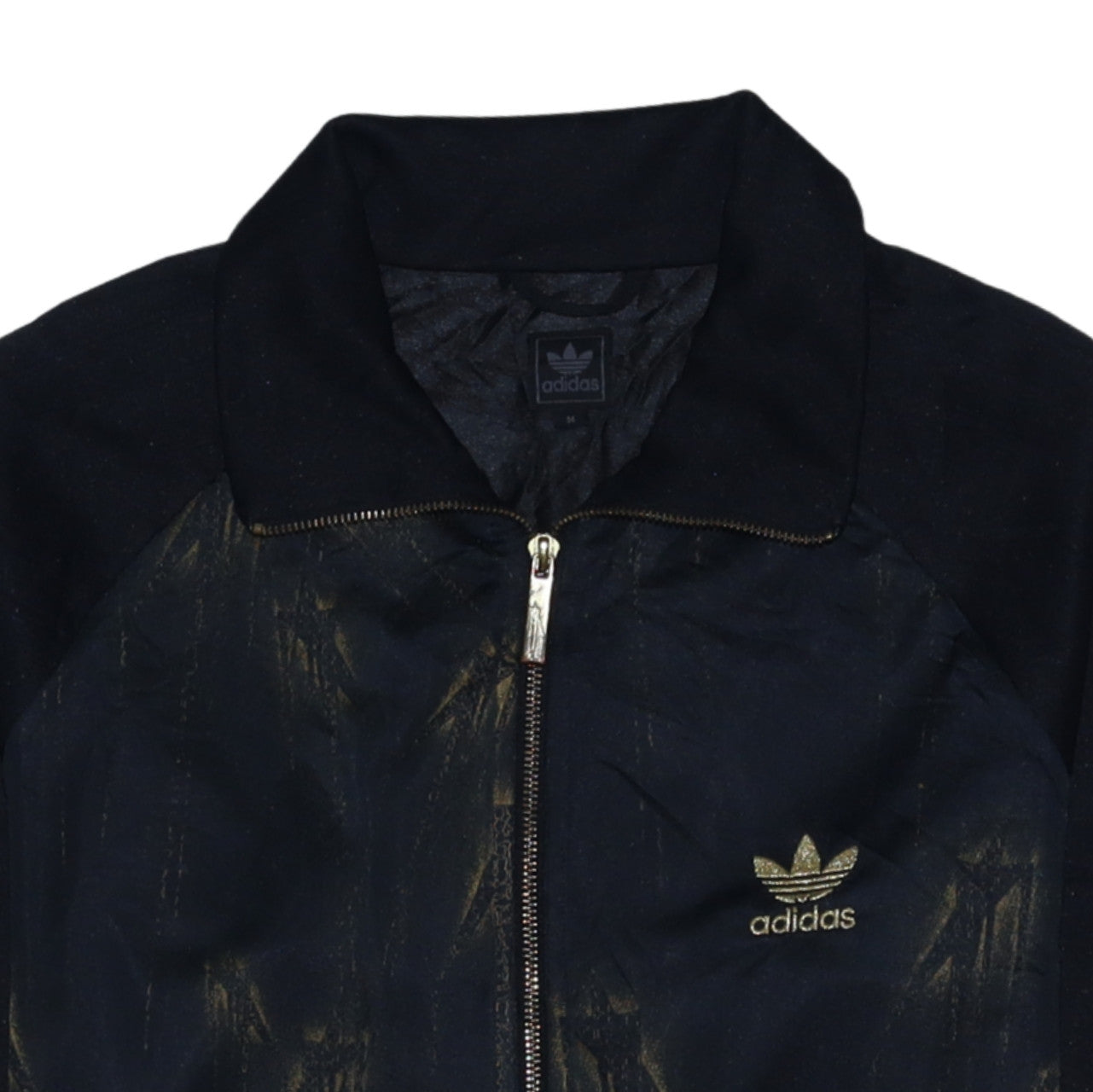 Adidas Mens Black Full Zip Track Sweatshirt Jacket M