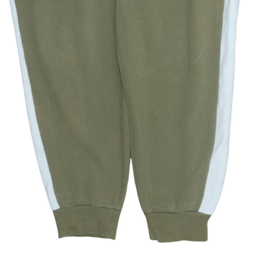 Puma Men's Green XL Jogger Sweatpants with Side Stripe