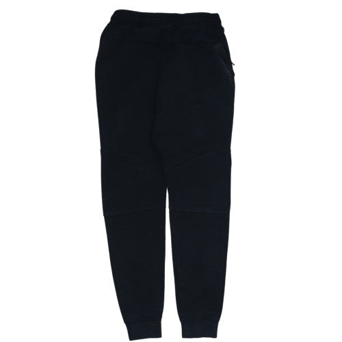Nike Men Black Jogger Trousers Size S Regular Fit Cotton Blend