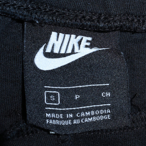 Nike Men Black Jogger Trousers Size S Regular Fit Cotton Blend