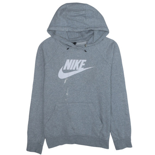 Nike Men's Grey Pullover Hoodie L Fleece Sportswear