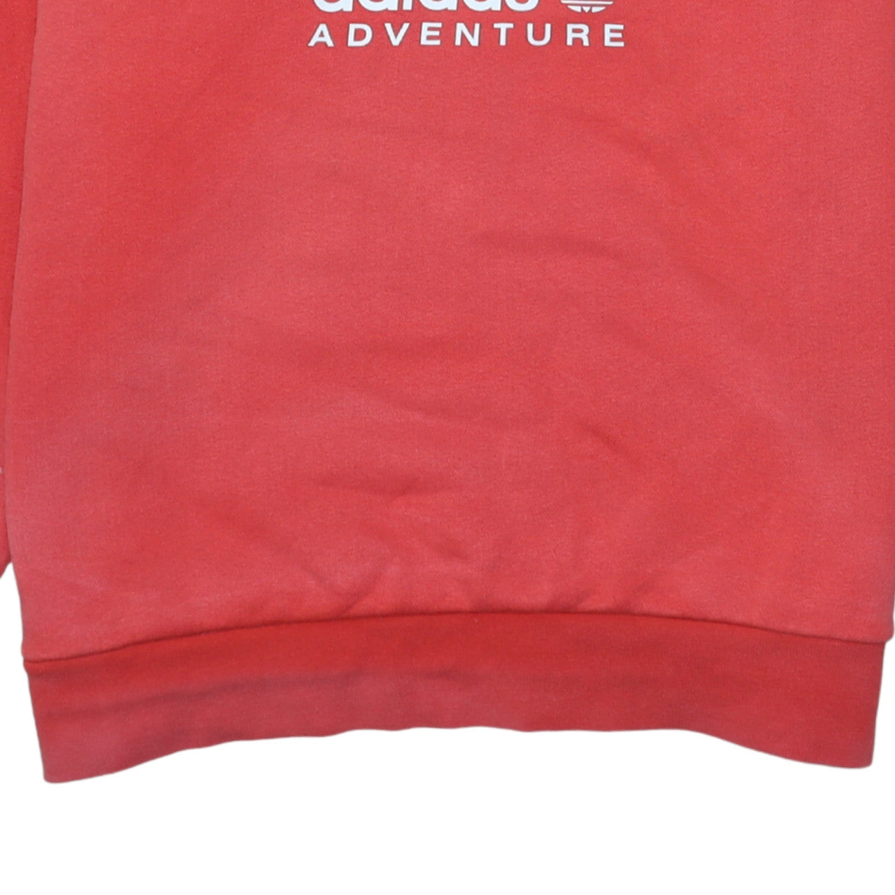 Adidas Mens Red Adventure Logo Pullover Sweatshirt M