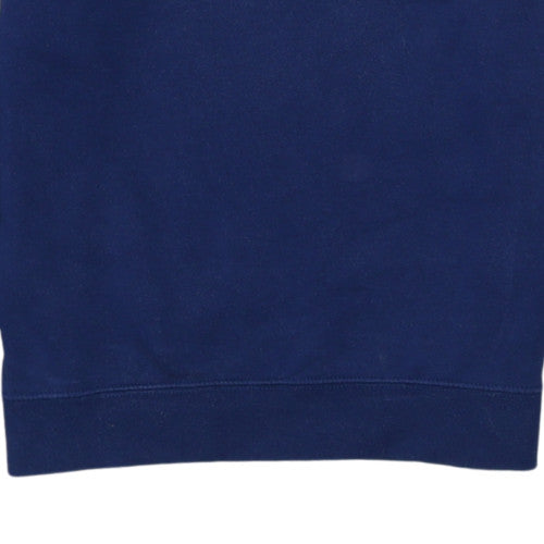 Nike Boys Blue XL Crew Neck Pullover Sweatshirt with Logo Detail