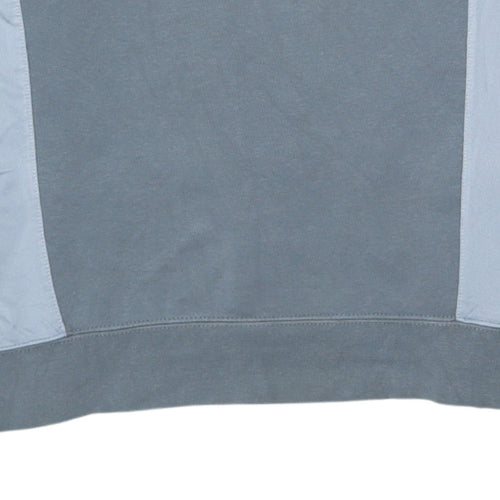 Nike Women's Grey Colourblock Pullover Sweatshirt M