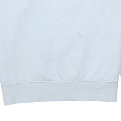 Nike Women’s White Small Sweatshirt Crew Neck Pullover 80% Cotton