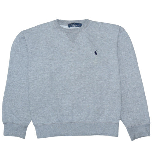 Polo Ralph Lauren Men's Grey Cotton Crew Neck Sweatshirt L
