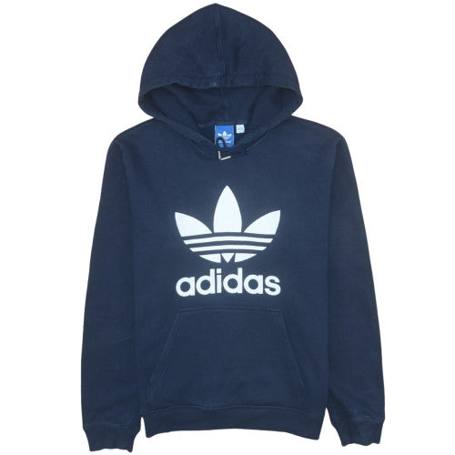 Adidas Men's Blue Pullover Hoodie Size L Sportswear Fleece