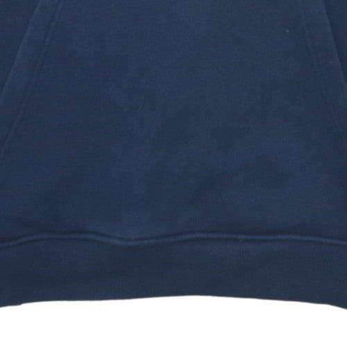 Adidas Men's Blue Pullover Hoodie Size L Sportswear Fleece