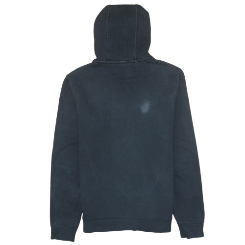 Emporio Armani EA7 Women's Black Hoodie Size M Cotton Blend Pullover