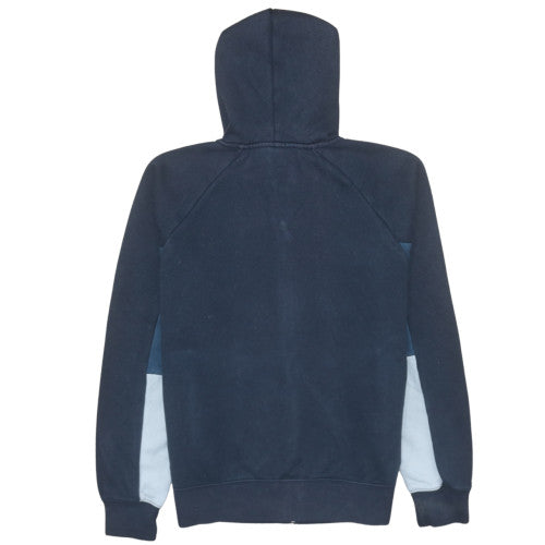 Champion Men's Blue Full Zip Hoodie Small Logo Fleece